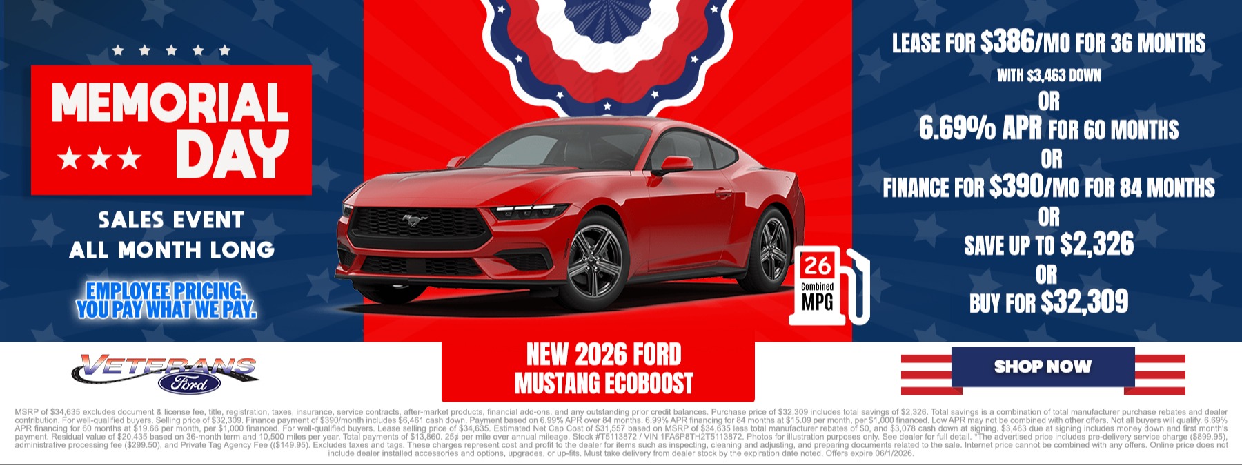 2026 Ford Mustang Ecoboost